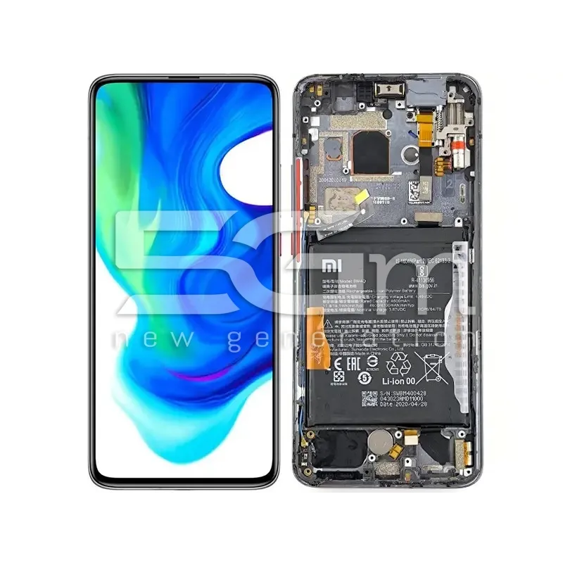 LCD + Battery + Frame Cyber Gray Xiaomi Poco F2 Pro (PULLED)