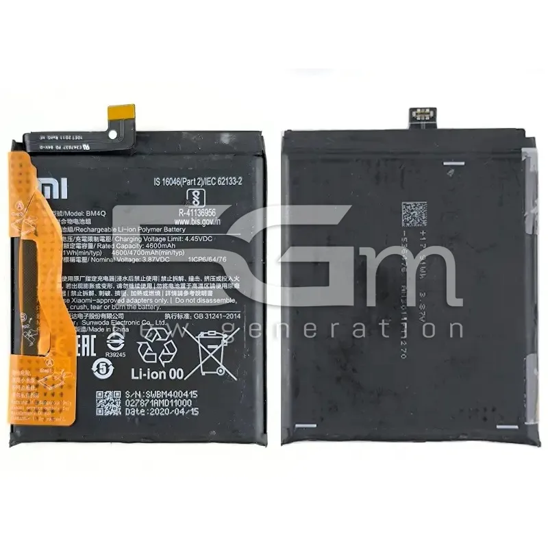 Battery BM4Q 4700mAh Xiaomi Poco F2 Pro (PULLED)