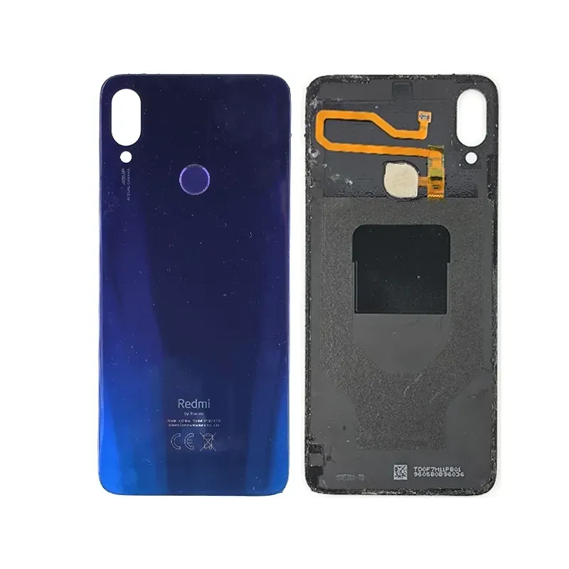Retro Cover Blue + Fingeprint Xiaomi Redmi Note 7 - 7 Pro (PULLED)