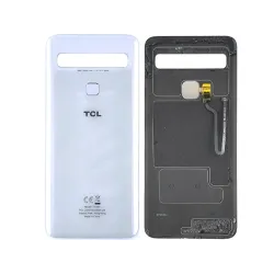 Retro Cover Bianco + Fingeprint TCL 10L (PULLED)