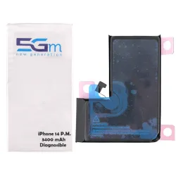 5G-M Diagnosable High Capacity 4770mAh Battery for iPhone 14 Pro Max with Pre-Installed Adhesive