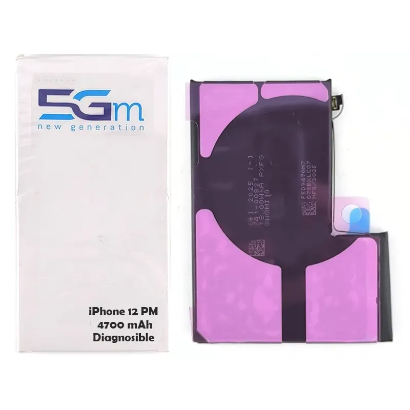 Batteria iPhone 12 Pro Max 4700mAh Diagnosable High Capacity 5G-M