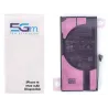 Batteria 5G-M Diagnosable High Capacity 3740mAh per iPhone 13 con adesivo preinstallato