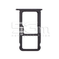 Supporto Sim Card + Micro SD Nero Nokia 7.1 Plus