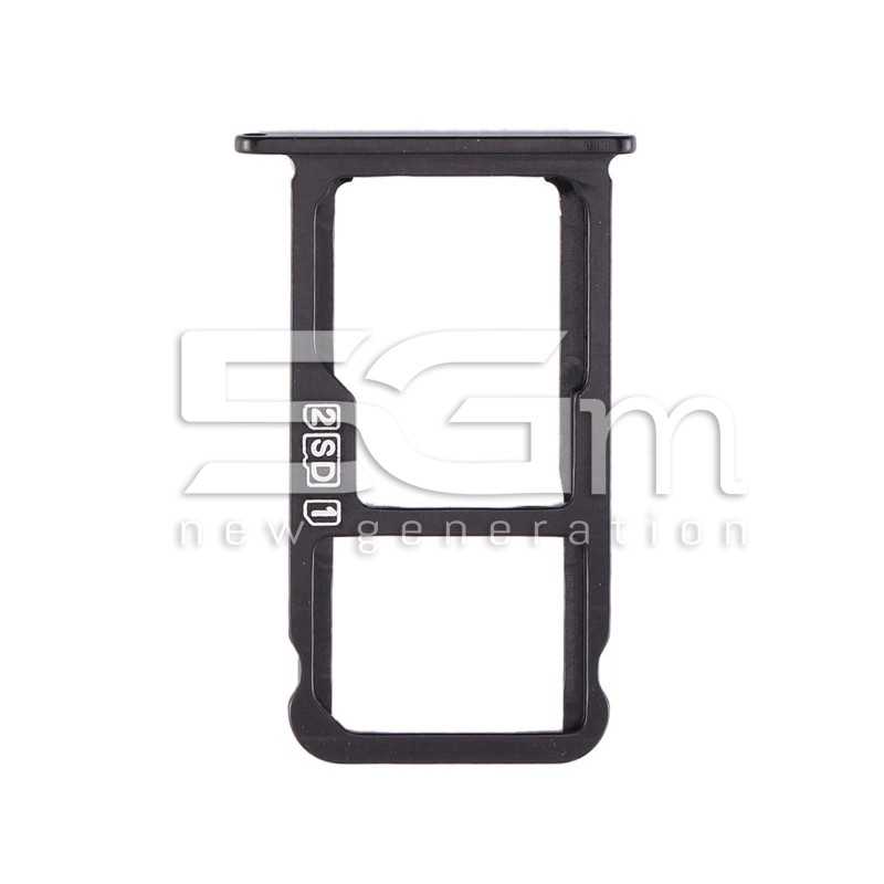 Supporto Sim Card + Micro SD Nero Nokia 7.1 Plus