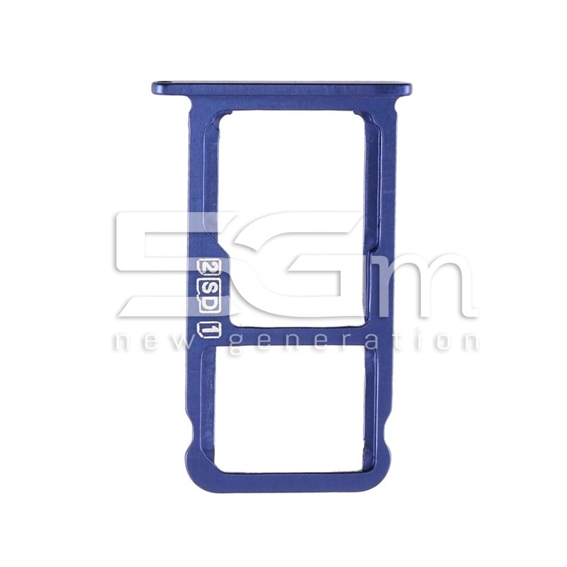 Sim Card + Micro SD Tray Blue Nokia 7.1 Plus
