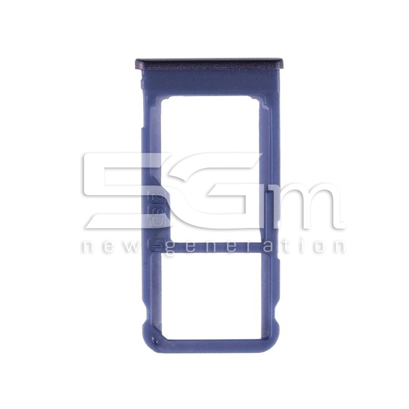 Supporto Sim Card + Micro SD Blu Nokia 5.1 Plus