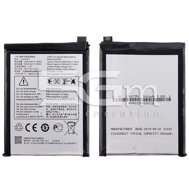 Batteria TLP030K7 3000mAh Alcatel 1S 2019 (NO LOGO)