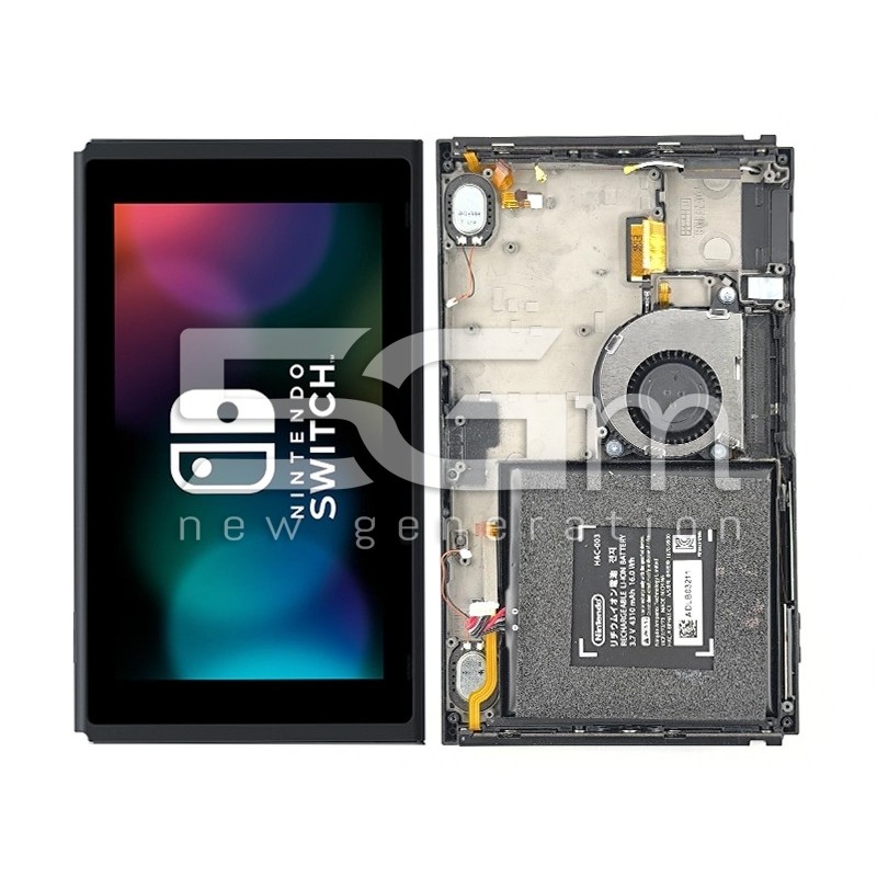 Nintendo Switch Full LCD + Battery + Frame Assembly PULLED