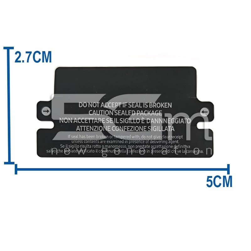 Smartwatch Warranty Seal Sticker 10 PCS (BLACK)