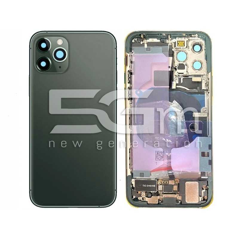 Rear Cover Full Parts Green iPhone 11 Pro No Logo