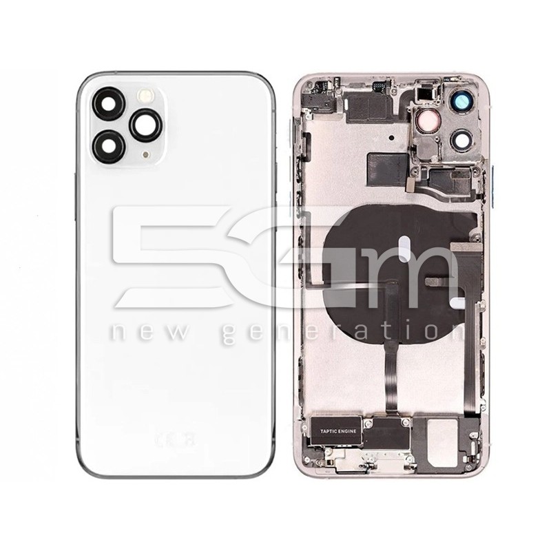 Rear Cover Full Parts White iPhone 11 Pro No Logo