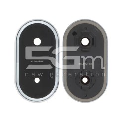 Vetrino Camera Posteriore + Frame Silver Xiaomi Redmi A5 4G