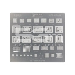 Amaoe IPBB:1 0.12MM Baseband - Hard Disk - WiFi - NFC - Code Chip Stencil iPhone 7 - 16 Pro Max