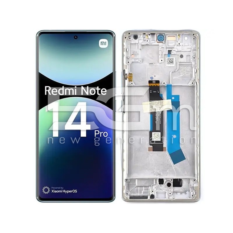 Display Touch + Frame Ocean Blue Xiaomi Redmi Note 14 Pro 4G Ori