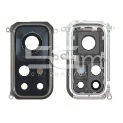Vetrino Camera Posteriore + Frame Cosmic Black Xiaomi Mi 10T Pro (PULLED)
