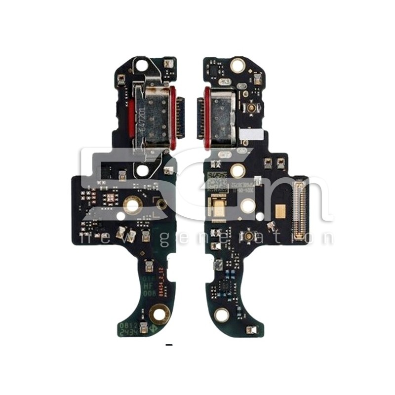 Charging Connector + Board Moto G75 (Ori)