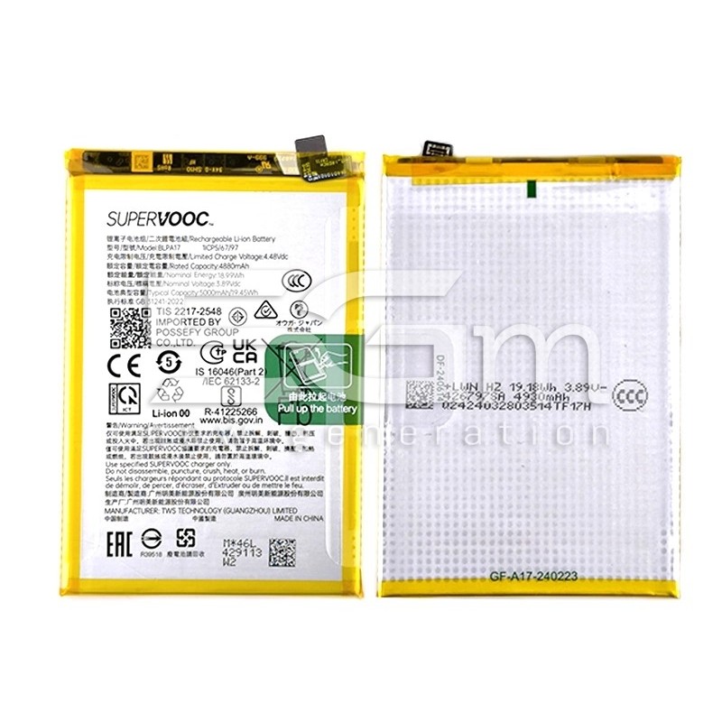 Batteria BLPA17 5000 mAh Realme C65 - C67 4G (Ori)