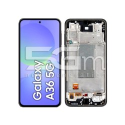 Display Touch + Frame Awesome Black Samsung SM-A366 A36 5G Ori