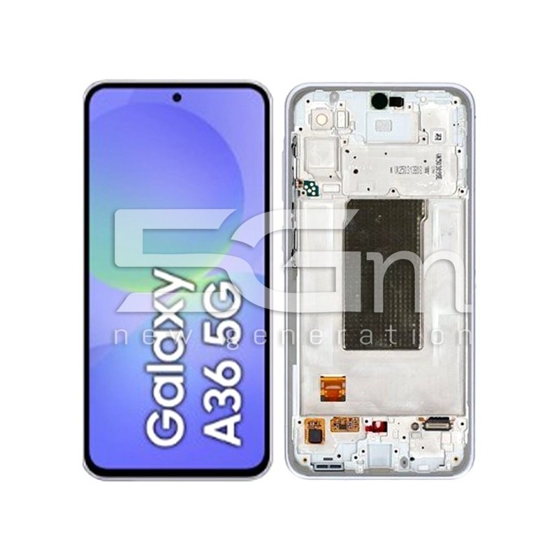 Display Touch + Frame Awesome Lavender Samsung SM-A366 A36 5G Ori