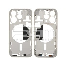 Middle Frame White Titanium iPhone 15 Pro Eu Version