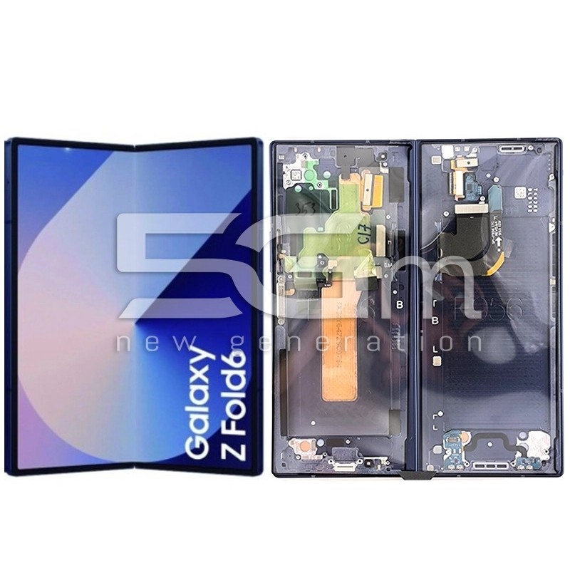 Display Touch + Frame Navy Blu Samsung SM-F956 Fold6 (Ori)