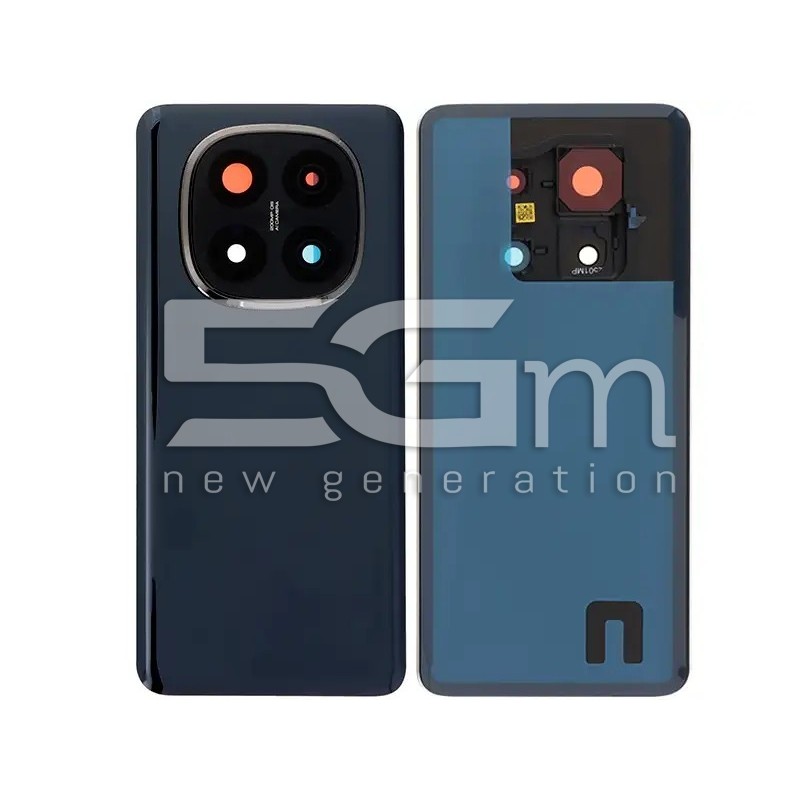 Retro Cover Nero Xiaomi Redmi Note 14 Pro+ 5G (No Logo)