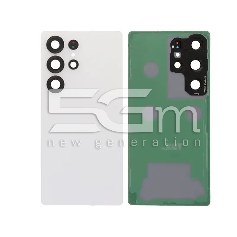 Retro Cover Titanium White Silver Samsung SM-S938 S25 Ultra No Logo