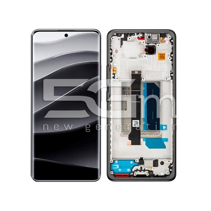 Display + Frame Midnight Black Xiaomi Redmi Note 14 Pro+ 5G 24115RA8EG