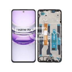 Ecrã + Frame Preto Realme 14x (IPS) | RMX5020 RMX3943
