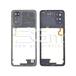 Middle Frame + Fingerprint Nero Moto G22 (PULLED)