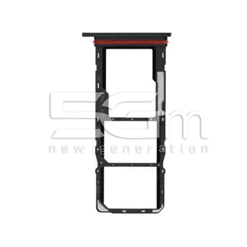 Supporto Sim Card Cosmic Black Moto G22