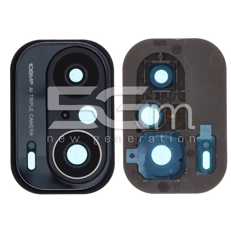 Rear Camera Lens + Frame Black Xiaomi Mi 11i 5G (PULLED)