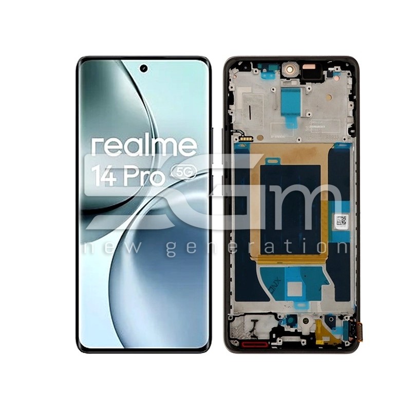 Display Touch + Frame Suede Grey Realme 14 Pro (PULLED)