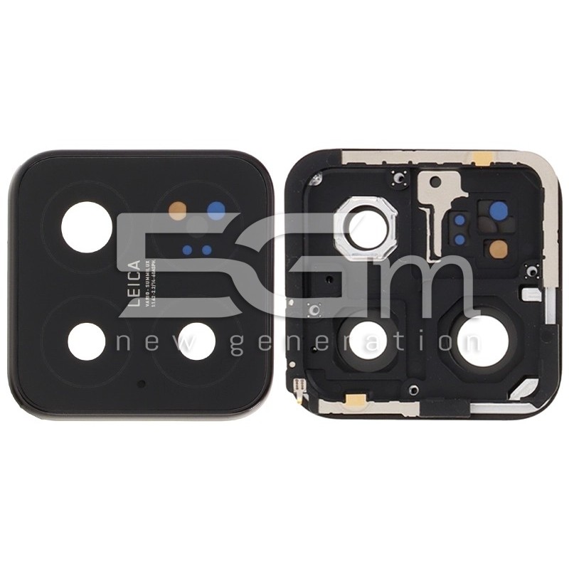 Vetrini Camera Posteriore + Frame Nero Xiaomi 15