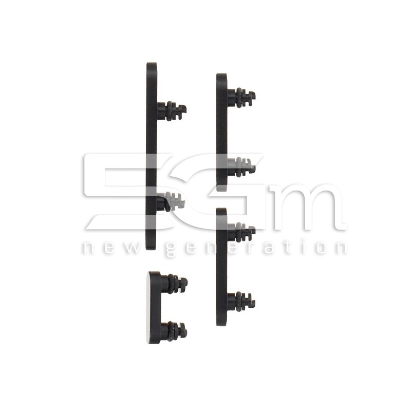 External Buttons Black iPhone 16e (4pcs)