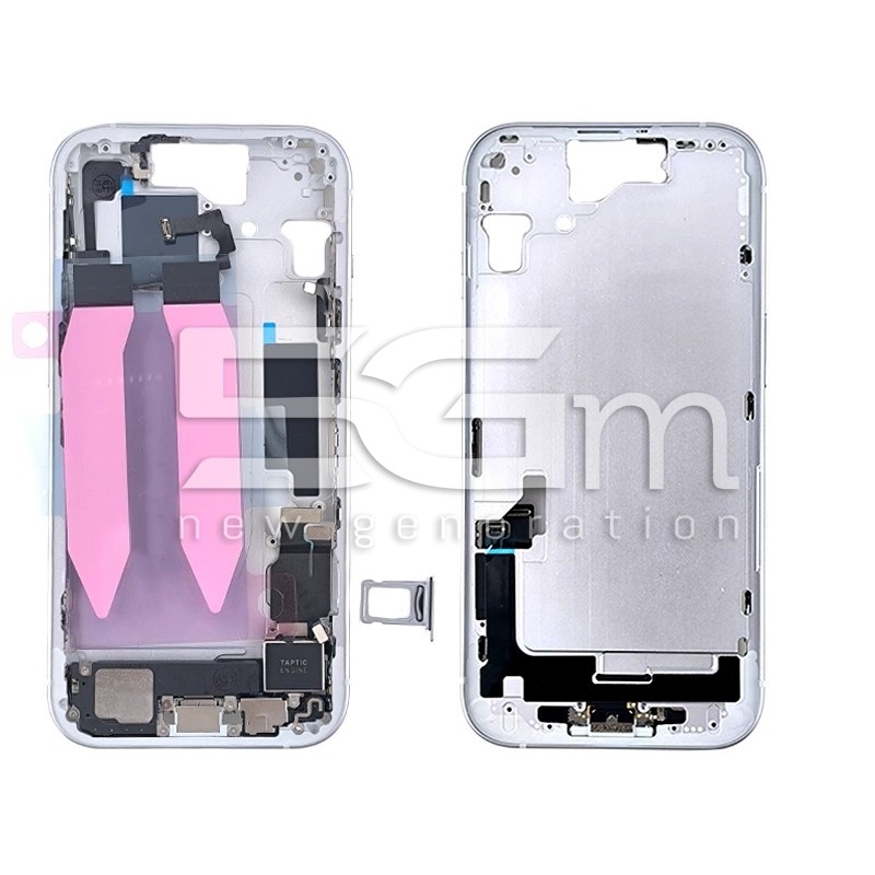 Middle Frame Full Parts Blue iPhone 15