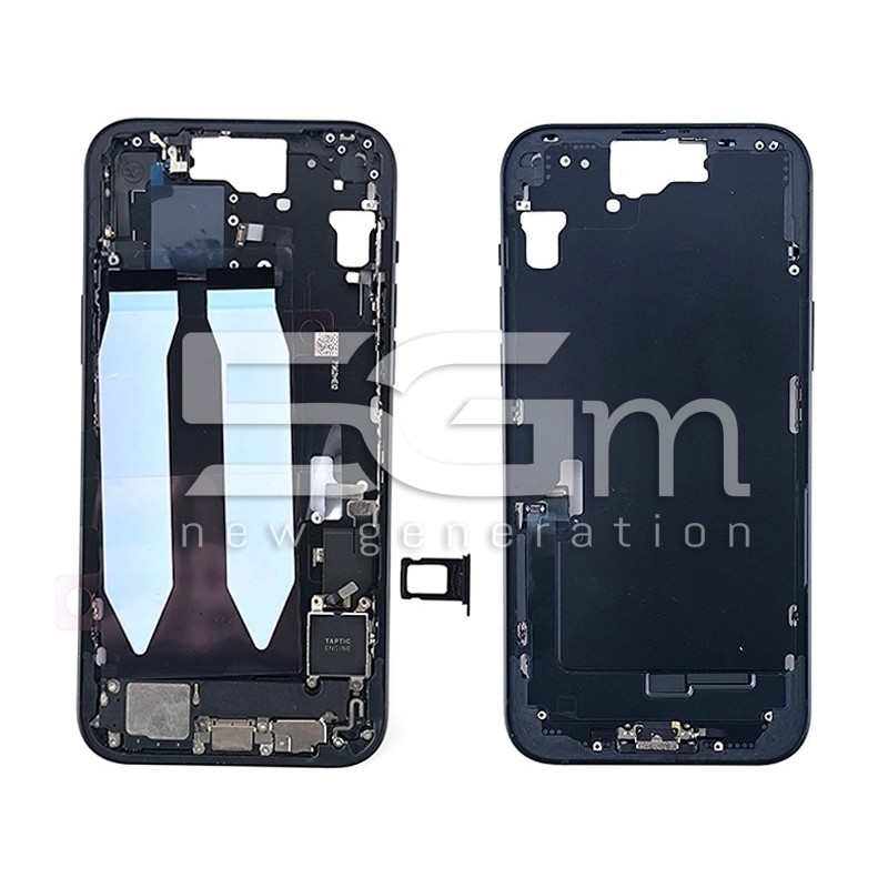 Middle Frame Full Parts Black iPhone 15 Plus