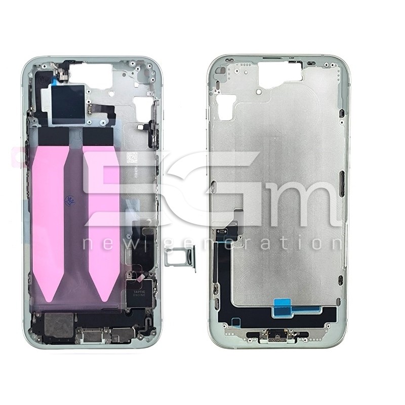 Middle Frame Full Parts Green iPhone 15 Plus