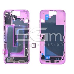 Middle Frame Full Parts Pink iPhone 16 Plus