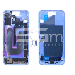 Middle Frame Full Parts Blue iPhone 16 Plus