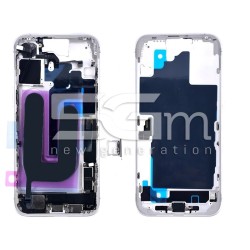 Middle Frame Full Parts White iPhone 16 Plus