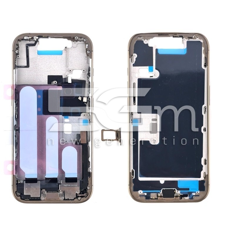 Middle Frame Full Parts Desert iPhone 16 Pro