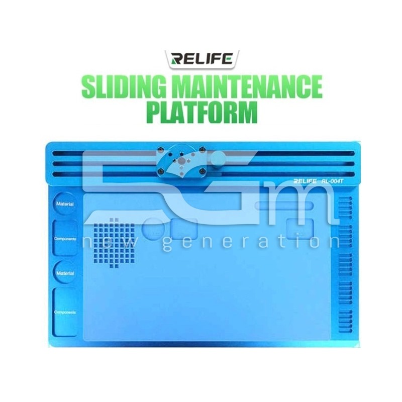 Relife RL-004T Base Alluminio Blu + Supporto Microscopio | 5G-M