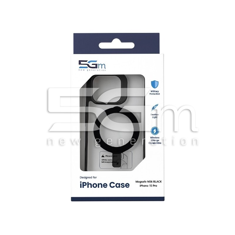 Case Slim Magsafe N56 + Ring Holder iPhone 15 Pro