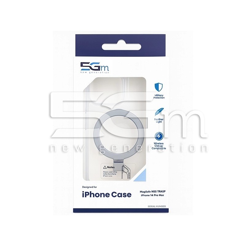 Custodia Sottile Magsafe N56 + Anello iPhone 14 Pro Max