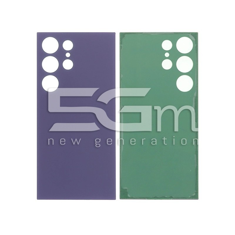 Retro Cover Titanium Violet + Adesivo Samsung SM-S928 S24 Ultra 5G No Logo