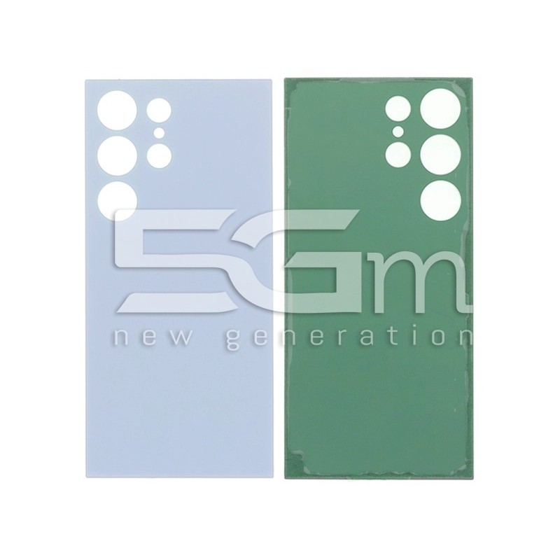 Rear Cover Titanium Blue + Adhesive Samsung SM-S928 S24 Ultra 5G (No Logo)