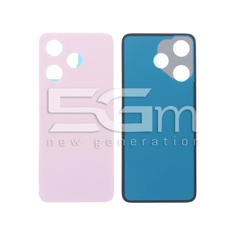 Retro Cover Pearl Pink + Adesivo Xiaomi Redmi 13 4G (No Logo)