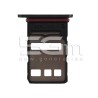 Dual Sim Card Tray Velvet Black Honor 400 Lite (Ori)